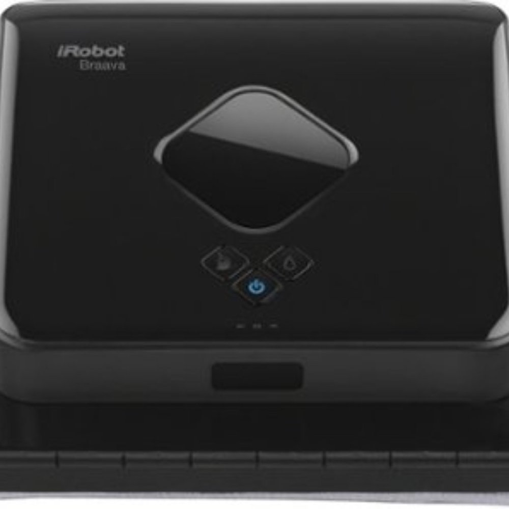 iRobot - Braava 380 Robot Mop - Black